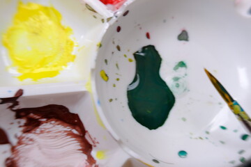 colorful watercolor painting background