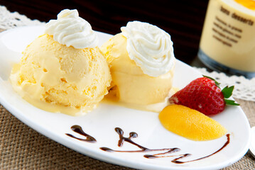 ice cream dessert