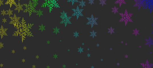 multicolors stars texture on dark background.