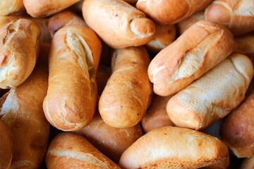 French small crunchy baguette