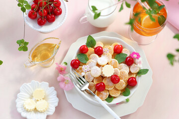 パンケーキシリアル さくらんぼ