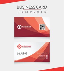 Red Business Card Branding Company