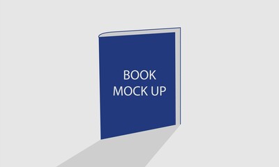 Book cover mockup design vector