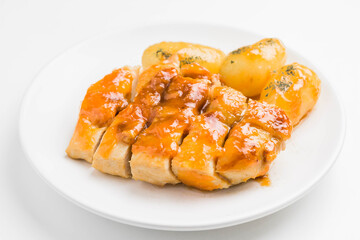 チキンのアプリコットソース