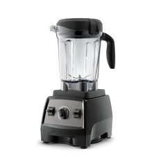 black heavy duty blender machine isolated on white 
