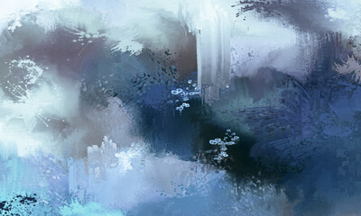 Background　Fine Art Texture　Abstract,Texture,Water Color,Blue