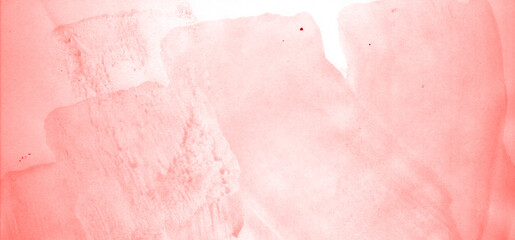 Fototapeta premium Abstract watercolor background hand-drawn on paper. Volumetric smoke elements. Red color. For design, web, card, text, decoration, surfaces.
