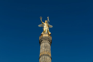 Berlin, Germany, 9th August 2017, Siegessaule Victory Column