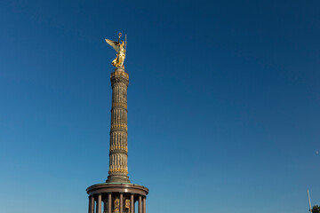 Berlin, Germany, 9th August 2017, Siegessaule Victory Column
