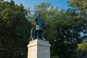 Berlin, Germany; August 2018, Albrecht von Roon Statue