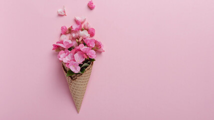 Summer minimal concept.