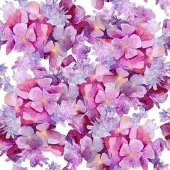 purple flowers pattern