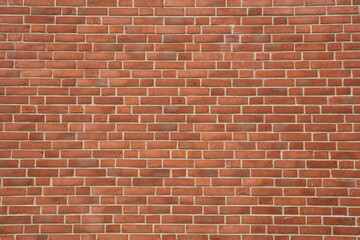 Red brick wall texture with excellent light grey pointing