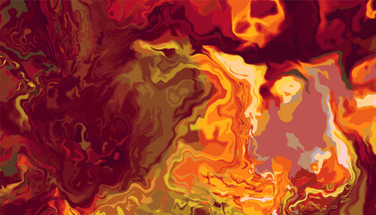 Fototapeta na wymiar Abstract meditative color fractal background