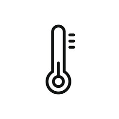 Thermometer icon vector illustration on white background