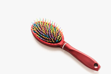 hair comb, red comb