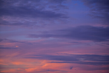 Fototapeta na wymiar Sunset sky clouds. Texture