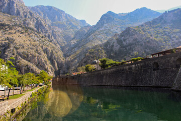 Fototapeta premium the river in the mountains