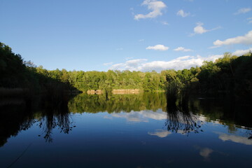 Fototapeta na wymiar Small lake in the nature