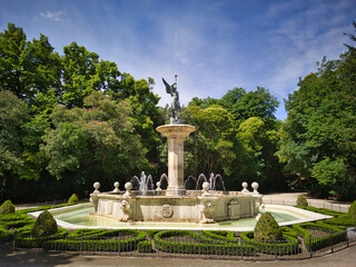 Fuente de la Fama en el Campo Grande de Valladolid