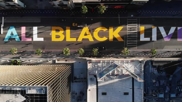 The pride 2020 in Hollywood High quality 4k footage