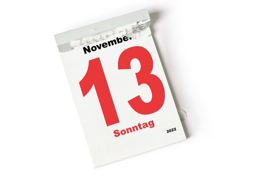  13 November 2022