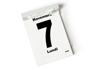 7  Novembre 2022
