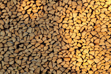 Background of firewood