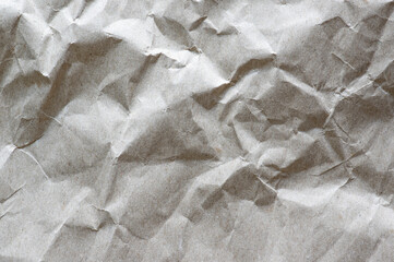 Gray, blank, creased paper texture