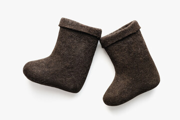 winter shoes, brown boots, children's boots