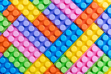 children's constructor on a white background, toys for children