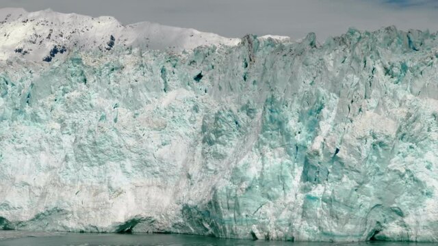 Alaskas spectacular Hubbard Glacier panorama.