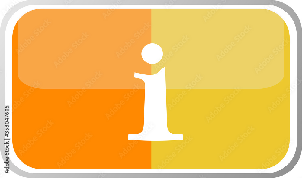 Poster info web button information symbol sign, info symbol . letter i web button sybmol design