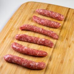 Salchichas, premium pork meat in spain