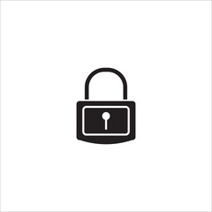 Padlock icon vector