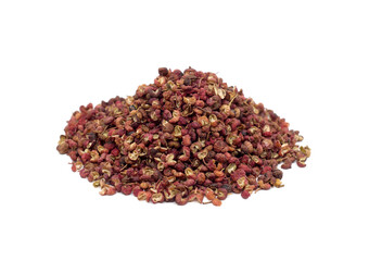 Sichuan pepper isolated on white background