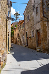 STREETS OF A SMALL ITALIAN TOWN, tuscany