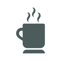 Coffee break, coffee cup, drink, teacup gray icon