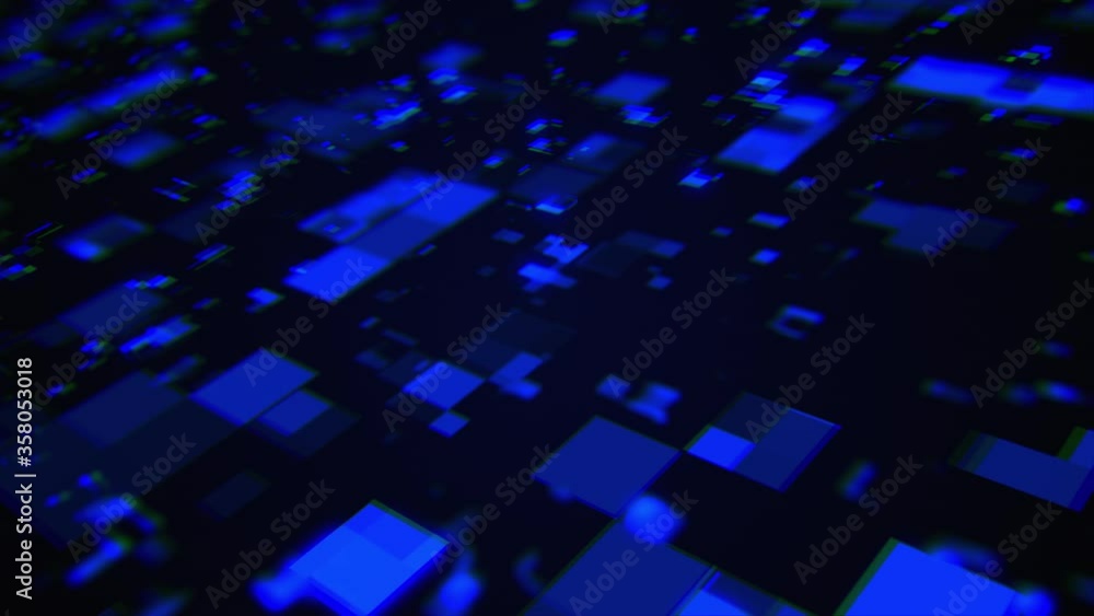 Poster 3d rendering of technology and data processing. computer generated modern information backdrop