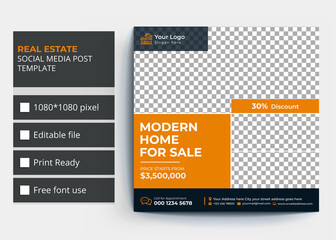 Real Estate Social Media post