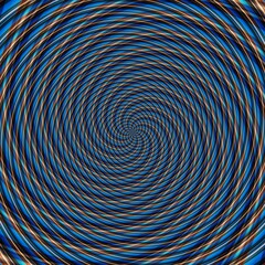 Abstract background illusion hypnotic illustration, graphic optical.