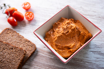 Vegan tomato paste super healthy 