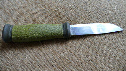 set of large knives with scabbards