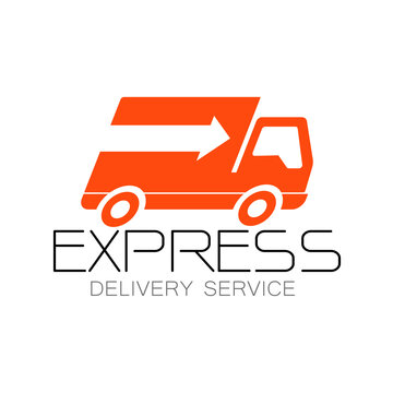 Delivery Truck service icon vector. Transportation sign