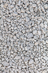 Stone gravel at a construction site as a background.