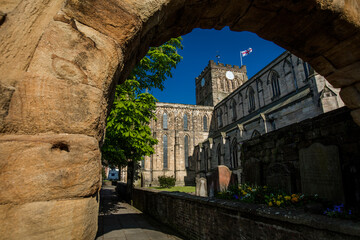 Hexham, Northumberland, United Kingdom, 9th May 2016, the historic Hexham Abbey