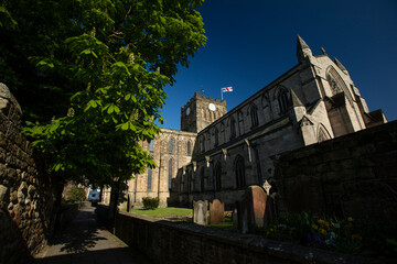 Hexham, Northumberland, United Kingdom, 9th May 2016, the historic Hexham Abbey