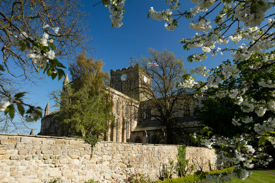 Hexham, Northumberland, United Kingdom, 9th May 2016, the historic Hexham Abbey