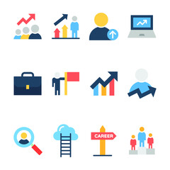 Success Color Vector Icons set