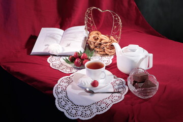 чай, чашки, натюрморт